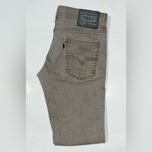 Levi's 511 Men’s Gray Skinny Fit Black Tab Stretch Denim Jeans Size 29 X 32